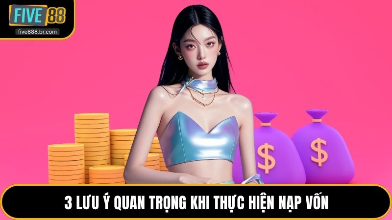 3 lưu ý quan trọng khi thực hiện nạp vốn