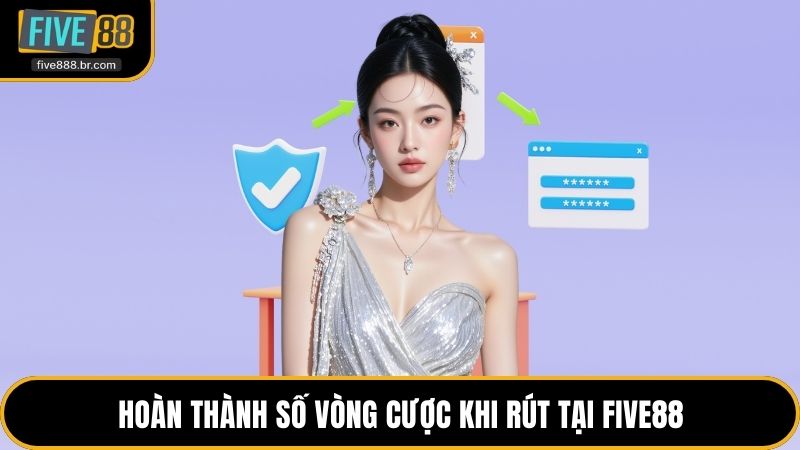 Hoàn thành số vòng cược khi rút tại Five88